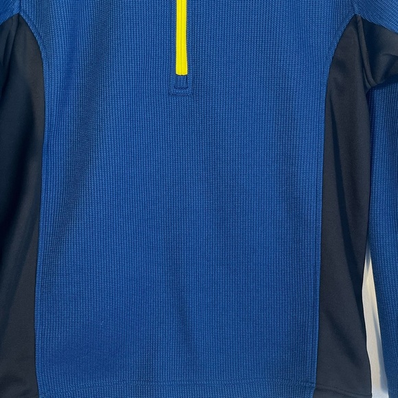Spyder Men's Half-Zip Outbound Sweatshirt in Blue Size M - Picture 5 of 6
